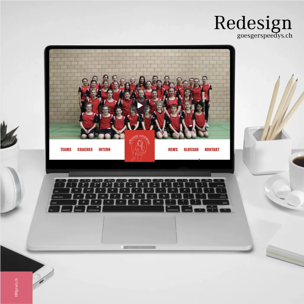 start 9 Redesign der Website für die goesgerspeedys